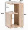 Beistelltisch 35 x 29,5 x 60 cm Sonoma Anstelltisch, Couchtisch klein modern, Kleiner Wohnzimmertisch, Sofatisch Ablagetisch, Tisch Wohnzimmer Bild 4