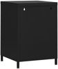 vidaXL Nachttische 2 Stk. Schwarz 35x35x51 cm Stahl 3095221 Bild 5