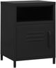 vidaXL Nachttische 2 Stk. Schwarz 35x35x51 cm Stahl 3095221 Bild 2