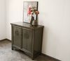 Asiatisches Schränkchen Dunkelgrau Kommode vintage Sideboard asiatisch Kolonial-Stil Antik-Stil Sideboard orientalisch Fernost shabby-chic Landhaus Bild 3