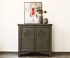 Asiatisches Schränkchen Dunkelgrau Kommode vintage Sideboard asiatisch Kolonial-Stil Antik-Stil Sideboard orientalisch Fernost shabby-chic Landhaus Bild 2