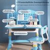 TUWENA Kinderschreibtisch Kinderschreibtisch und Stuhl Set, Höhenverstellbare Schreibtisch Stuhl, Stabiler Kinderschreibtisch Schützt Augenlicht, für Jungen und Mädchen Bild 4