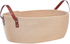 Aufbewahrungskorb Baumwolle hellbeige 2er Set GISSAR Bild 4