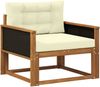 vidaXL Outdoor Mittelsofa Natur 3438839 Bild 2