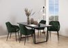 Esstisch >Amble< in schwarz, MDF, Stahl - 160x74x90cm (BxHxT) Bild 5
