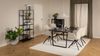 Esstisch >Amble< in schwarz, MDF, Stahl - 160x74x90cm (BxHxT) Bild 4