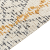 Teppich Baumwolle beige gelb 80 x 150 cm geometrisches Muster KADAPA Bild 4