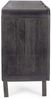 Sideboard Saris aus Mangoholz, modernes Design, Schwarz, 180 cm, Türen mit Magnetverschluss Bild 4
