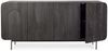 Sideboard Saris aus Mangoholz, modernes Design, Schwarz, 180 cm, Türen mit Magnetverschluss Bild 2
