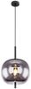 RGB LED Hängeleuchte, Glas, rauch, Metall, 30 cm, BLACKY Bild 5