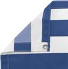 vidaXL Balkonsichtschutz Blau und Weiß 110 x 300 cm Oxford-Stoff 42030648 Bild 5