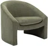 Vente-unique - OSSANA Sessel Stoff Grün - B 74 cm x H 74 cm x L 83 cm Bild 2