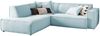 KAWOLA Sofa SAMU Ecksofa Cord hellblau Recamiere links 72 x 224 x 254 cm Bild 3