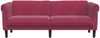 vidaXL Sofa 3-Sitzer Weinrot Samt 372589 Bild 4