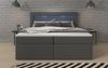 Boxspringbett Rinori mit LED, USB und Stauraum 180x200 Grau H4 (100kg+) Bild 3