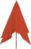 Sonnenschirm Florida, Gartenschirm Marktschirm, 3x4m Polyester/Holz 6kg ~ terracotta Bild 3