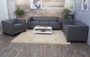 Sessel Loungesessel Lille ~ Kunstleder, dunkelgrau Bild 3