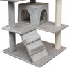 vidaXL Katzen-Kratzbaum Sisal 125 cm Grau 170475 Bild 4