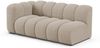 Micadoni Modulares Sofa Lupine 3-Sitzer Links Chenille Eden Dunkelbeige Bild 2