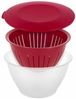 WESTMARK Schüssel Set Olympia, 3-tlg, Rot, PP, (Set, 3-tlg) Bild 3