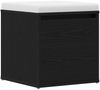 vidaXL Kommode Schwarz Eichen-Optik 40,5 x 40 x 40 cm Holzwerkstoff 862792 Bild 3
