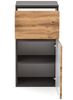 Midischrank Badmöbel LAURIA-03 in Graphitgrau mit Wotaneiche Nb, BxHxT: ca. 40 x 79 x 35 cm Bild 4