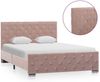 vidaXL Bettgestell Rosa Stoff 120x200 cm [286825] Bild 3