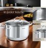 tectake Topf-Set Kochtopfset, Edelstahl, 7-teilig, aus Edelstahl, für Induktion geeignet Bild 3