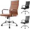 Bürostuhl Ergonomisch mit Wippfunktion bis 150 kg belastbar Braun Bild 4