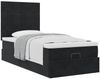 vidaXL Ottoman-Bett mit Matratzen Schwarz 90x190 cm Samt 3313441 Bild 5