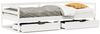 vidaXL Tagesbett mit Schubladen 90x200 cm Massivholz Kiefer 3302058 Bild 2