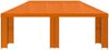 vidaXL Garten Pavillon 6 x 3 m Orange Polyester und Stahl 190 3376015 Bild 3