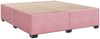 vidaXL Boxspringbett mit Matratze Rosa 200x200 cm Samt 3286401 Bild 5