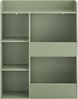 SoBuy KMB55-K-GR Kinderregal, Spanplatte, Papierfurnier, Grün, 91 x 89 x 30 cm Bild 1
