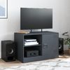 vidaXL TV-Schrank Anthrazit 67x39x44 cm Stahl 841695 Bild 3