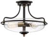 Elstead Lighting Griffin 3-Light Semi-Flush Light Deckenleuchte Bronze Bild 2
