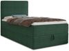 Sofnet Boxbett Mollo Mini (großer Bettkasten, Bonell-Matratze und Topper), Einzelbett, Polsterbett mit Kopfteil, Boxspringbett, Cordstoff Bild 2
