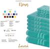 Lavea 2er Set Duschtuch 70x140 cm, Frottierserie Elena, Türkis Bild 3