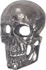 FineBuy Wanddeko Totenkopf Aluminium 41 cm Schädel Groß, Design Wanddekoration Metall Deko Alu Modern, Wohndeko Skull, Wandskulptur Dekoration Wohnaccessoire Bild 5