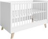 roba Kinderzimmerset 'Smile' 2-teilig - Bett 70 x 140 - Wickelkommode - Weiß / Artisan Eiche Bild 3
