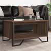 Couchtisch, Sofatisch Braun Eichen-Optik 75x51x40 cm Holzwerkstoff Bild 2