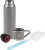 Isoflasche 450 ml, grau, matt Bild 5