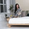 Marior HOME 'CONE' Doppelbett, 140x200, Buchenholz, Natürlich Bild 5