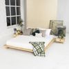 Marior HOME 'CONE' Doppelbett, 140x200, Buchenholz, Natürlich Bild 3