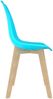 vidaXL Esszimmerstühle 4 Stk. Blau Kunststoff [289126] Bild 4
