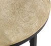 Beistelltisch PATTY rund Metall in Schwarz Gold, Höhe 61cm Bild 5