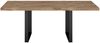 Esstisch Elgin 3 175-275x80x100 Holzwerkstoff Schwarz/Viking Oak Bild 3