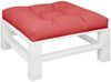 vidaXL Palettenkissen Rot 70x70x12 cm Stoff 360475 Bild 3