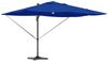 Sonnenschirm, Terrassenschirm mit LED-Lichtleisten Azurblau 351 x 250 x 253 cm Bild 3