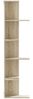 vidaXL Wand-Eckregal Sonoma-Eiche 36,5x36,5x140 cm Holzwerkstoff 852629 Bild 5